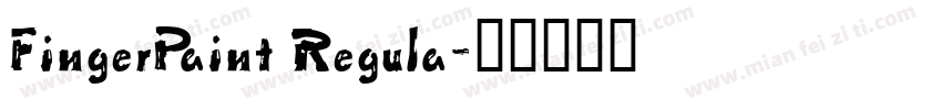 FingerPaint Regula字体转换